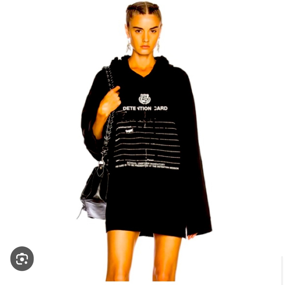 Fenty x Puma Navy  Graphic Hoodie Dress By Rihanna NWT Sz M
